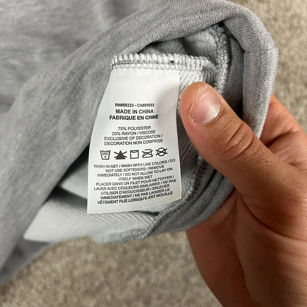 Nike Hoodie Dri-Fit Mens S Swoosh Gray High Neck Therma Drawstring‎ Logo